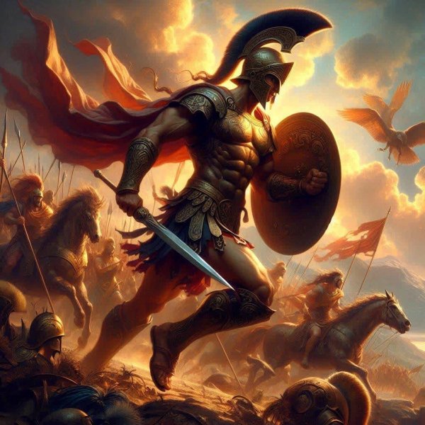 Ахиллес герой Троянской войны, непобедимый воин