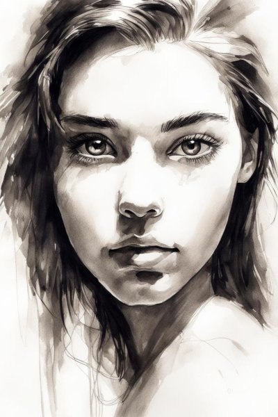 Портрет девушки - Кандинский