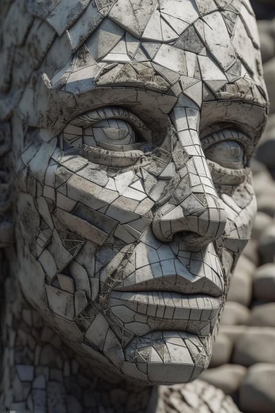 Лицо из камня - Кандинский