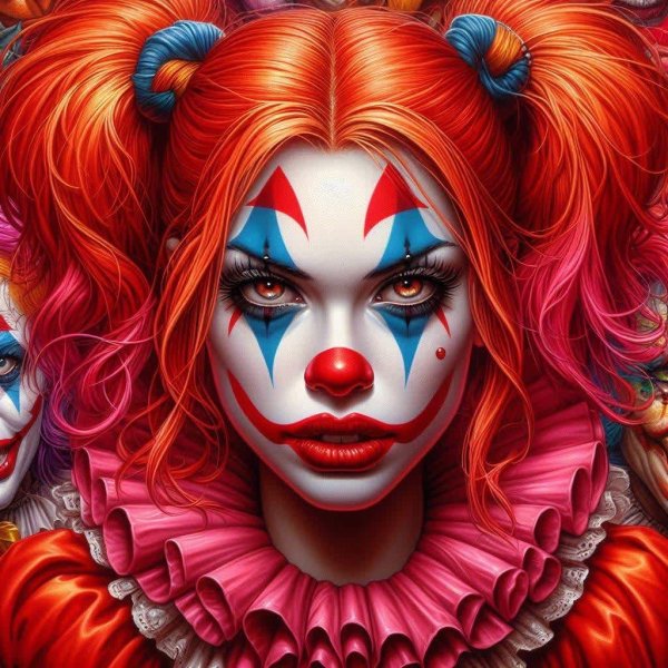 Clown girl - DALLE