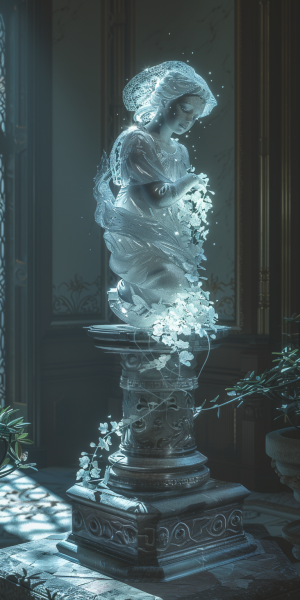 Crystal statue - MJ