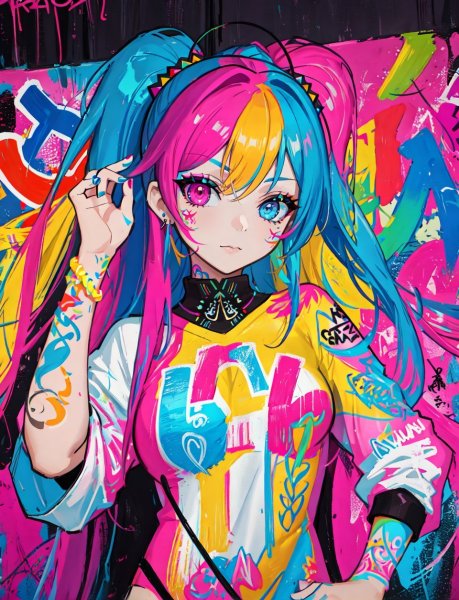 Colorful girl - SD