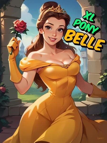 LoRA ID: 43711. Belle Princess (beauty and the beast) SD 1.5 XL PONY Disney by YeiyeiArt