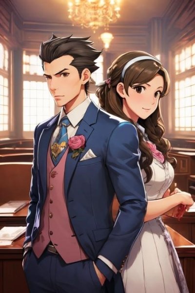 LoRA ID: 535449. style of Ace Attorney 259