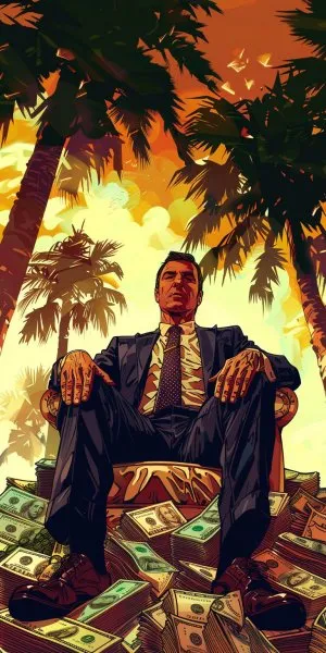Леброн Джеймс в мире GTA 5: обложка комикса. midjourney