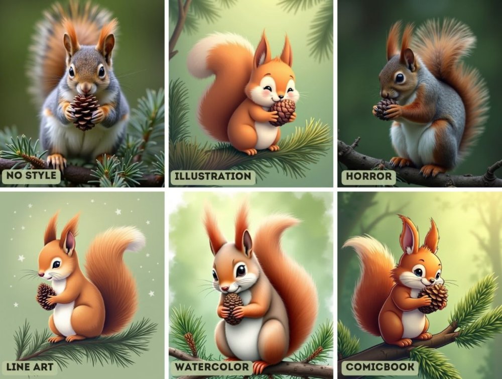 стили для нейросети флюкс