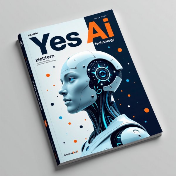 Дизайн обложки: Будущее Технологий с Yes Ai. flux