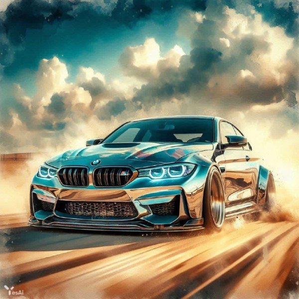 Хром в пустыне: скоростной BMW M3. dalle