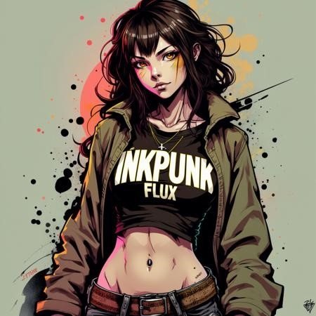 LoRA ID: 657047. Inkpunk Flux