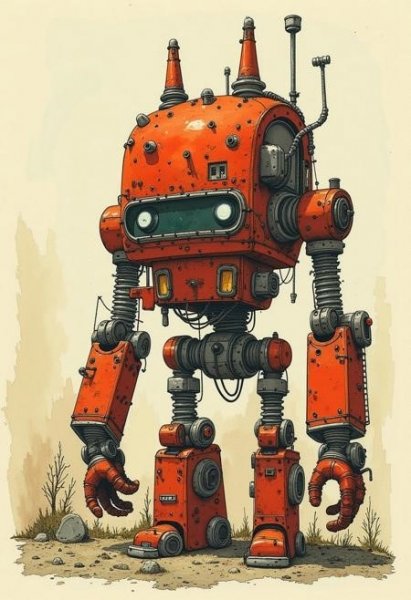 LoRA ID: 669530. style of Mattias Adolfsson [FLUX] 105