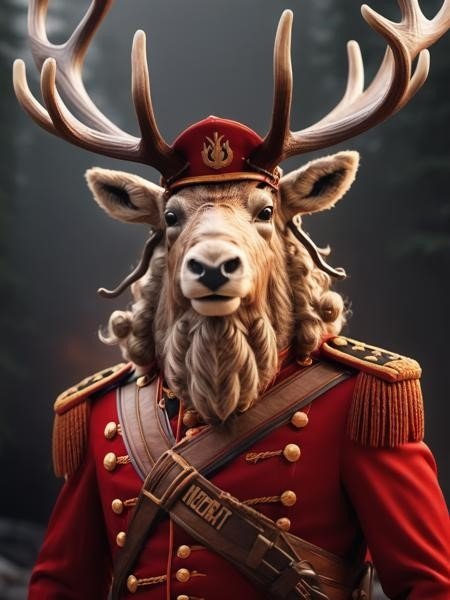 LoRA ID: 236239. Anthropomorphic Reindeer