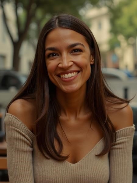 LoRA ID: 895819. AOC [Alexandria Ocasio Cortez] Flux.1 Dev [LoRa]