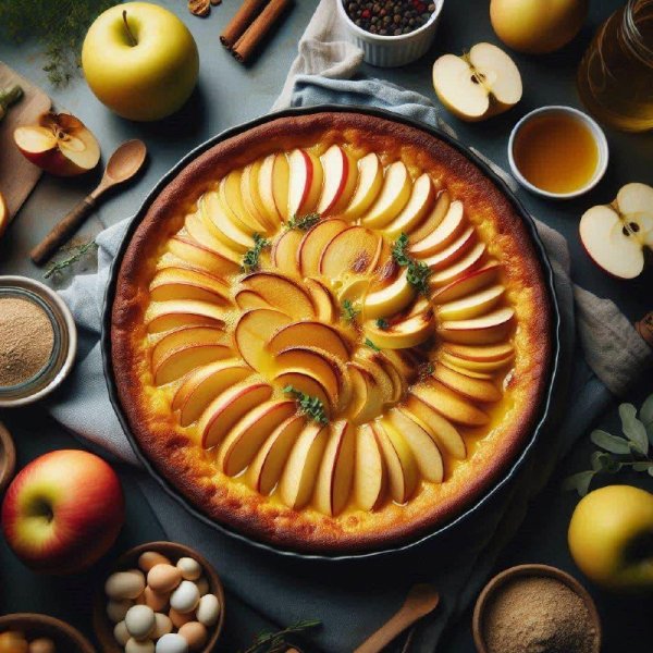 Энтузиаст кулинарии делится рецептом Clafoutis aux Pommes на Reddit. dalle