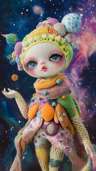 Необычное искусство: сюрреализм и живопись BJD. midjourney