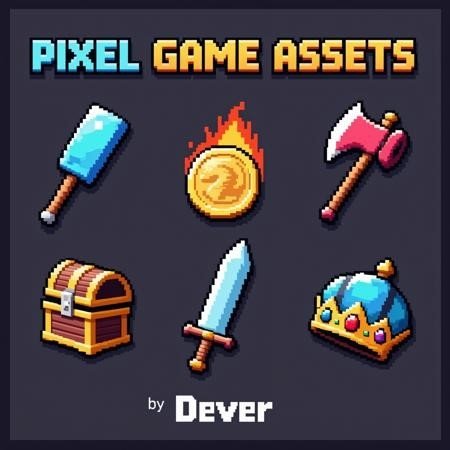 LoRA ID: 945266. Pixel game assets [FLUX] by Dever