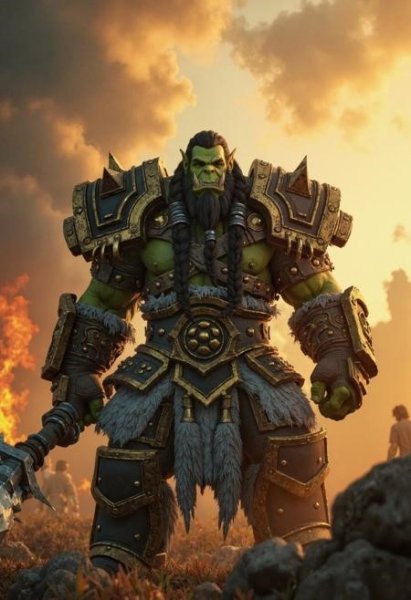 LoRA ID: 767766. Thrall from World of Warcraft