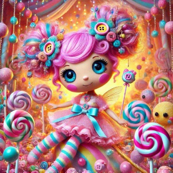 Волшебный мир Lalaloopsy. Нейросеть Dalle