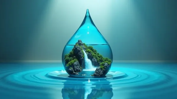 Чистый Каплиц Водной Мозаики. Генерация из нейронной сети Flux
