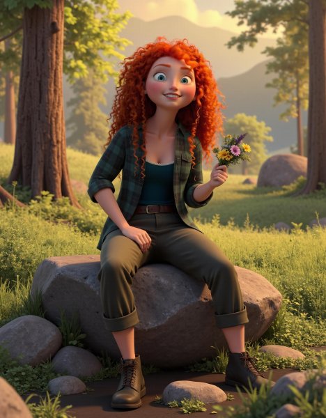LoRA ID: 714410. Zavy s Merida (Disney Pixar) Flux