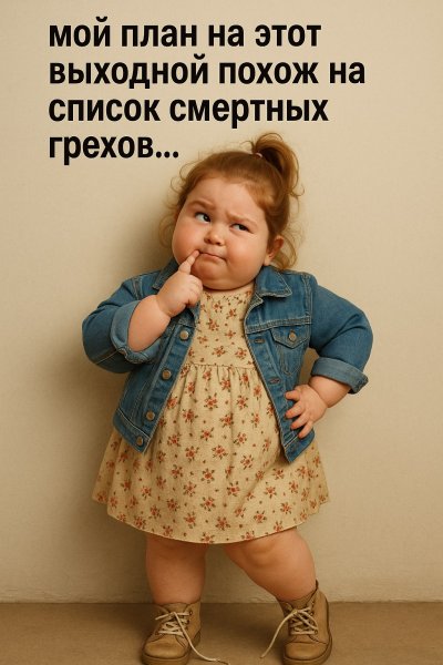 Размышления о выходных и дерзкий план на свершения. Изображение из нейросети Sora Ai Images