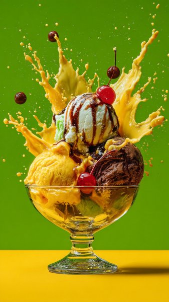 Феерия вкусов: райское наслаждение в каждом ложке мороженого. Нейронная сеть Миджорни