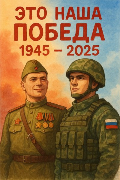 Победный союз поколений: от истоков к современности и гордости за Родину. Изображение из нейросети Sora Ai Images