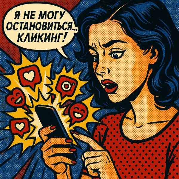 Бесконечный скролл: цифровой взрыв и лихтенштейновская красота. Изображение из нейронной сети Sora Images