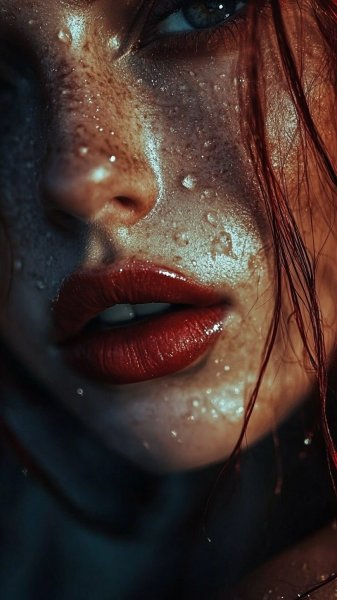 Опаловое свечение: селфи в эстетике 90-х и солнечный белый свет на лице. Изображение из нейросети Midjourney