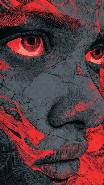 Таинственная фигура в неоновом свете: игра контрастов и скрытых смыслов. Генерация из нейронной сети Миджорни