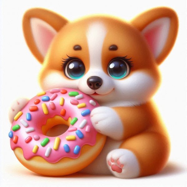 fluffy little corgi