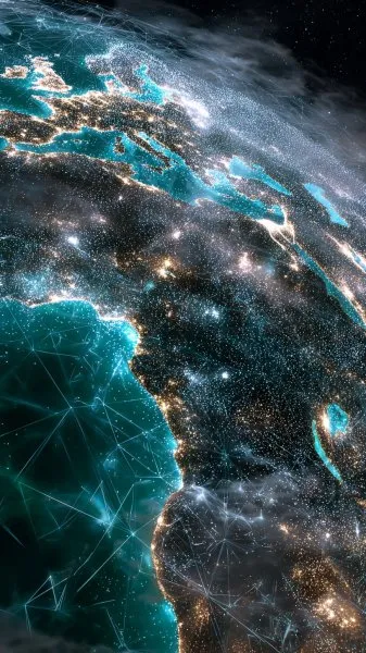 Космическая сеть: Изометрия будущего с элементами безумия и квантового света. Нейронная сеть Миджорни