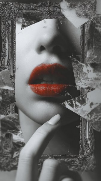 Меланхолия цифровой эпохи: фрагменты памяти и искаженные отражения реальности. Картинка из нейросети Midjourney