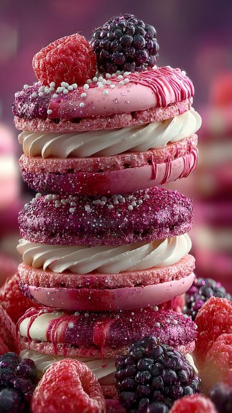 Ягодное наслаждение: фотореалистичный мир вкуса и текстур. Изображение из нейросети Midjourney
