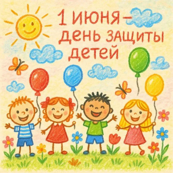 Яркий мир детского праздника: краски, улыбки и весёлые рисунки. Нейросеть Sora Ai Images