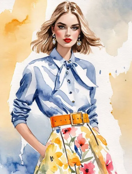 Элегантная мода: сплав Dior и Moschino в стиле Ncpy43. Генерация из нейросети Stable Diffusion