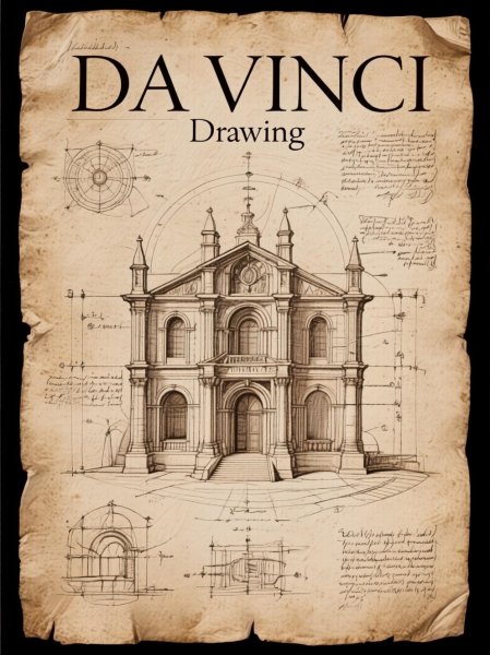 LoRA ID: 671809. Da Vinci Drawing style CE