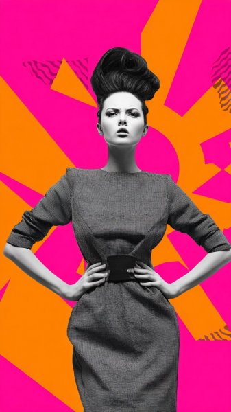 Элегантность и сила: цифровой портрет современной женщины. Изображение из нейронной сети Миджорни