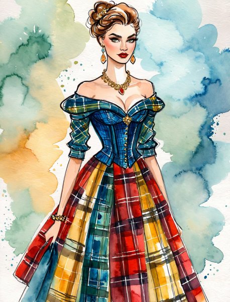 Роскошная мода: сплав Dolce   Gabbana и Vivienne Westwood. Генерация из нейросети Стейбл Дифьюжн