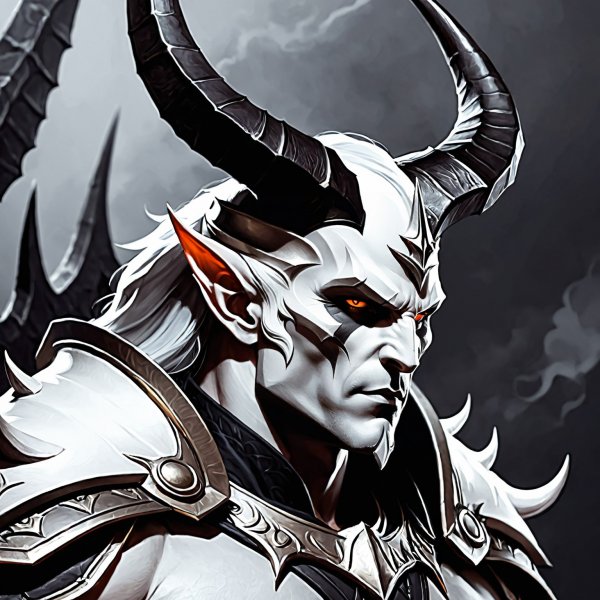 Демонический владыка: цифровое искусство в стиле Diablo 4. Нейросеть Stable Diffusion