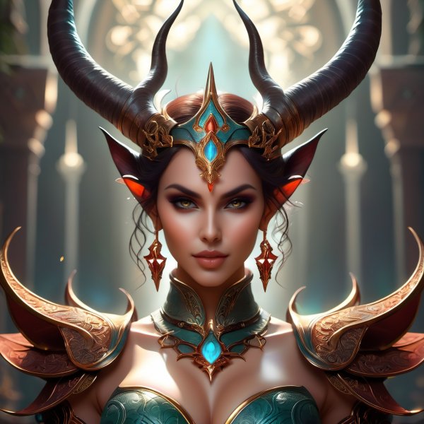 Королева Преисподней: завораживающий цифровой рендер в стиле Diablo 4. Генерация из нейросети Stable Diffusion