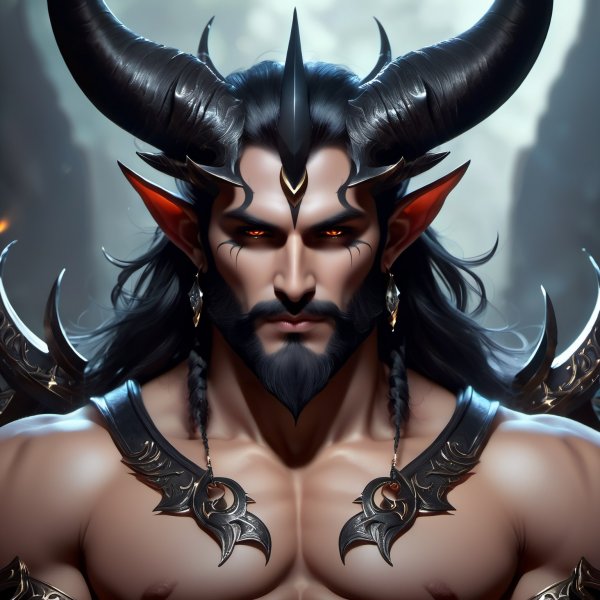 Демонический облик: детализированный персонаж из Diablo 4 в стиле дарк-фэнтези. Изображение из нейросети Stable Diffusion