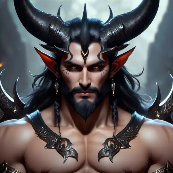 Демонический облик: детализированный персонаж из Diablo 4 в стиле дарк-фэнтези. Изображение из нейросети Stable Diffusion