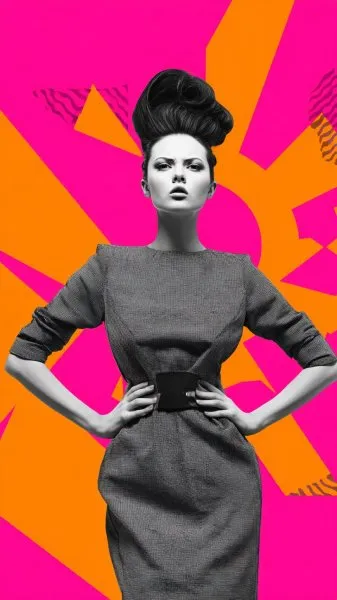 Элегантность и сила: цифровой портрет современной женщины. Изображение из нейронной сети Миджорни