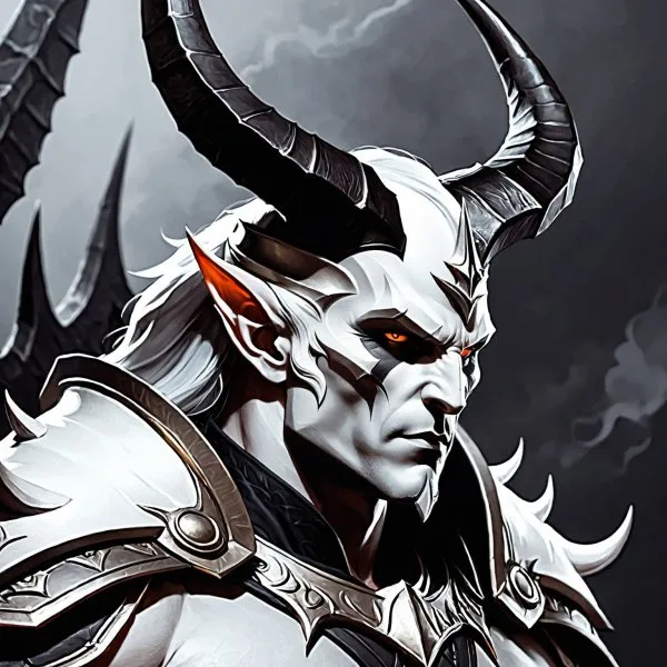 Демонический владыка: цифровое искусство в стиле Diablo 4. Нейросеть Stable Diffusion
