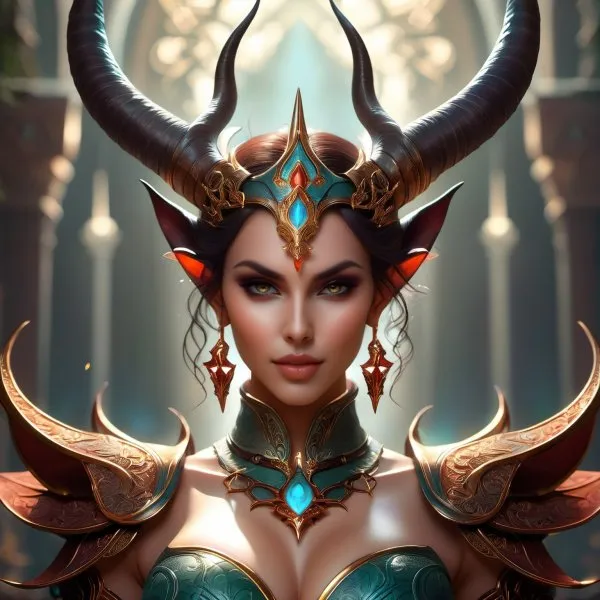 Королева Преисподней: завораживающий цифровой рендер в стиле Diablo 4. Генерация из нейросети Stable Diffusion