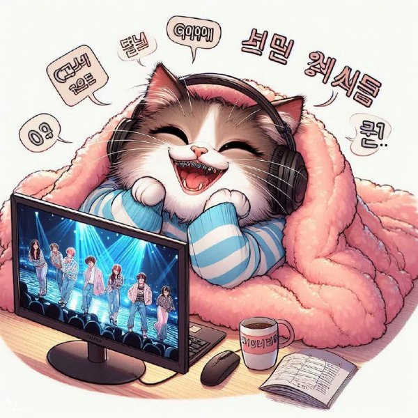 Утро с K-pop и уютом: день современного мира. Изображение из нейросети Dalle 3