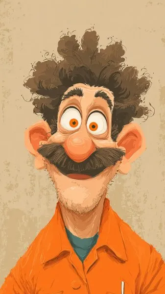 Весёлая мультяшная атмосфера и яркие детали персонажей. Генерация из нейронной сети Midjourney