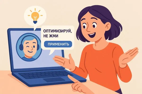 Искусственный интеллект оптимизирует работу с ноутбуком. Картинка из нейронной сети Sora Ai Images