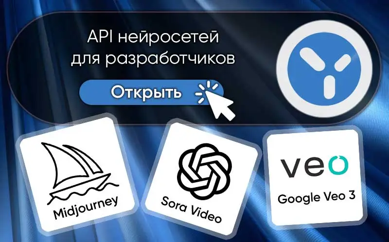 Доступ к API нейросетей