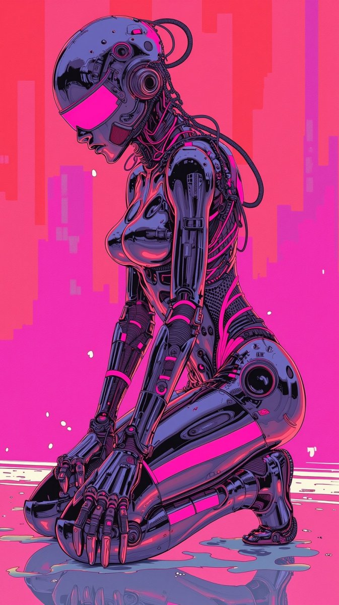 Кибер-мода будущего в стиле Мобиуса. Изображение из нейросети Flux Ai Кибер-мода будущего в стиле Мобиуса. Изображение из нейросети Flux Ai